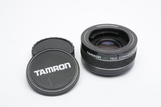 Tamron 2x Converter M42 mount, caps, very clean
