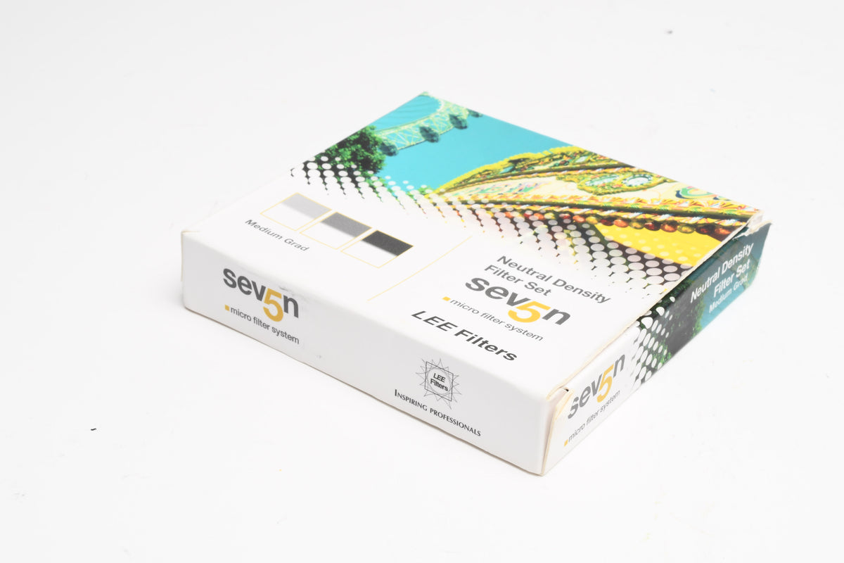 Lee Filters Seven5 ND Filter set Med. Grad (Set of 3 filters) .3, .6, .9 ND, Boxed