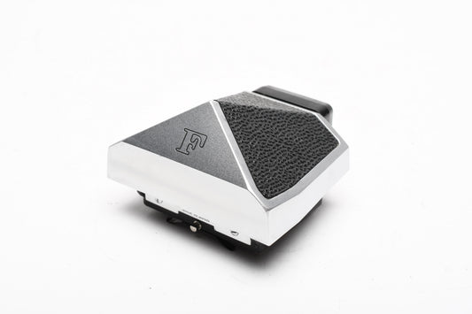 Nikon F Eye Level Finder Viewfinder Standard Prism Chrome w/Case, Very clean
