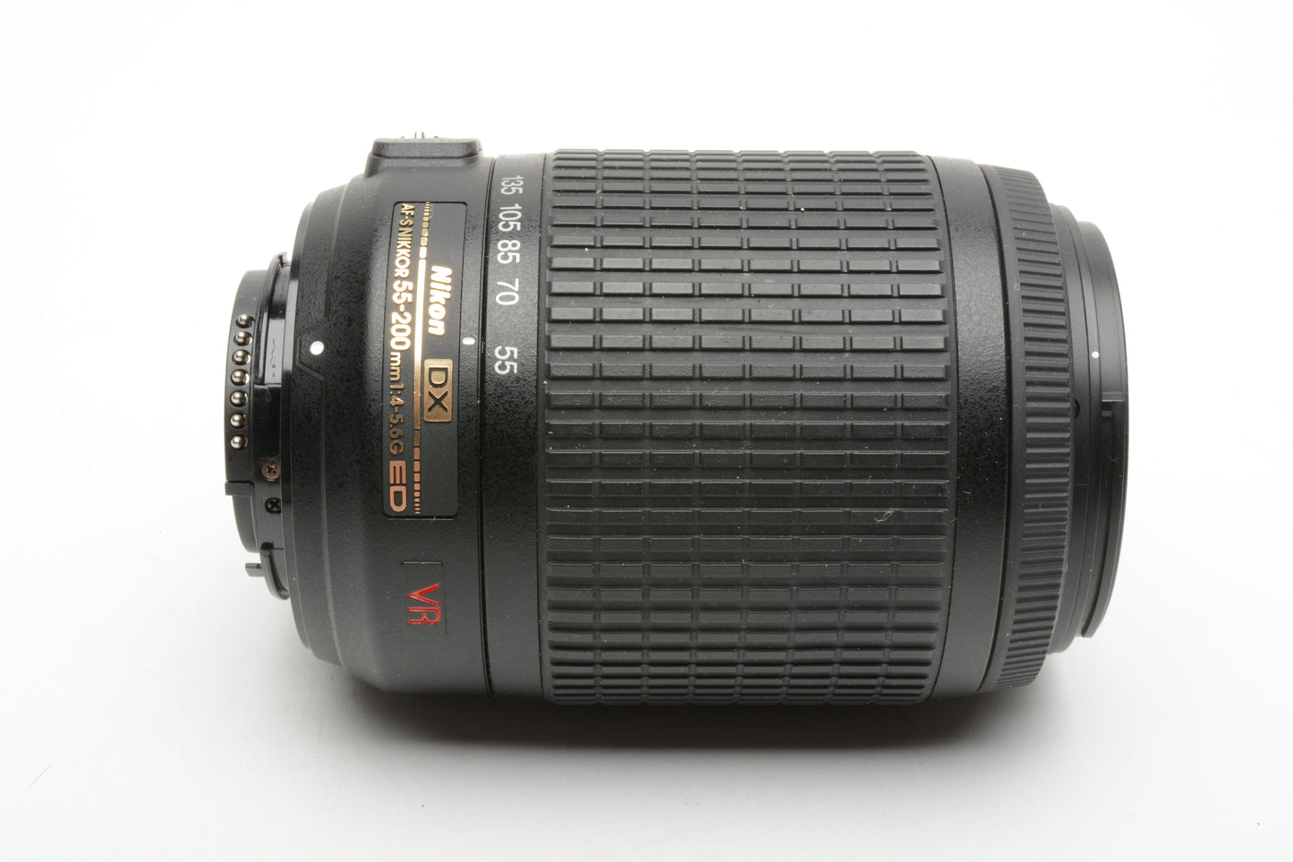 Nikon AF-S 55-200mm f4-5.6G ED VR DX, caps, UV filter, Hood, Mint- Nice!