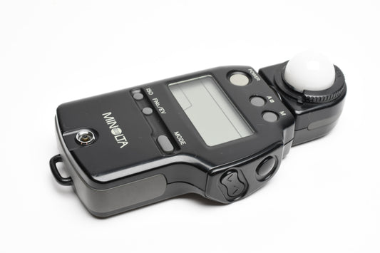 Minolta Autometer IVF Incident and flash meter in case, Tested, accurate, clean