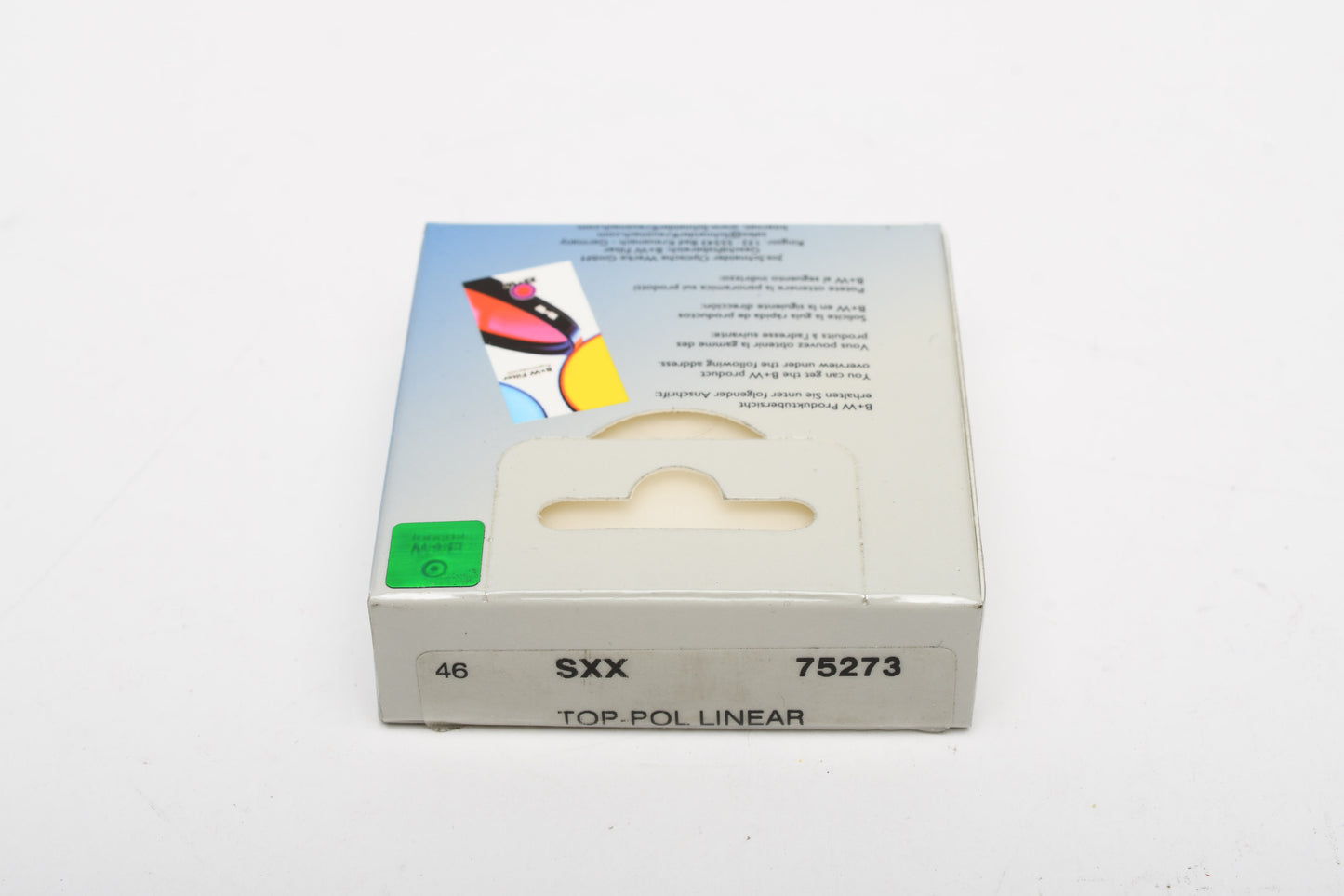 B+W 46mm TOP-Pol Linear Polarizing filter 75273, NIB