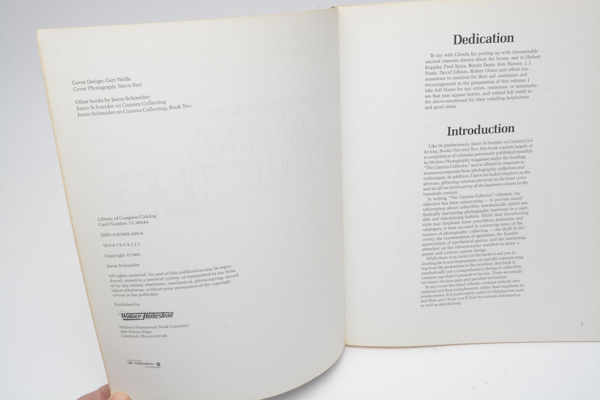 Camera Collecting by Schneider, (book 3)
