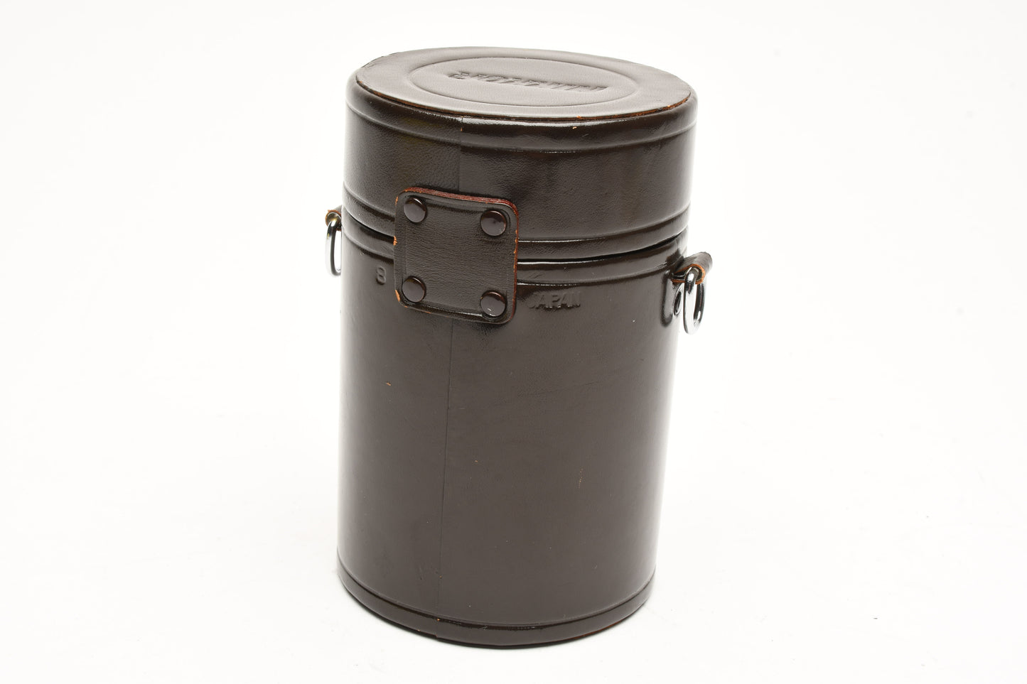 Nikon Nikkor lens case brown ~5" x 3.25", Very clean