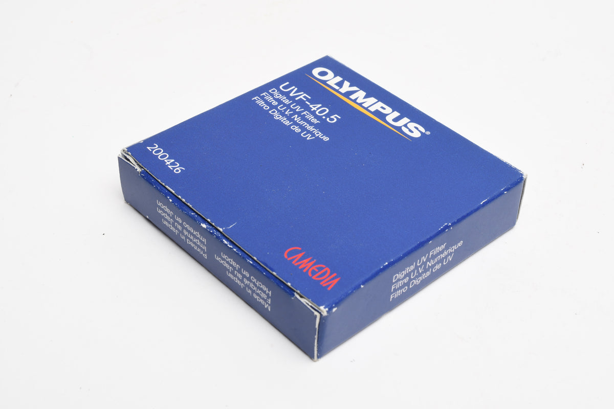 Olympus UVF-40.5 UV filter, Mint-