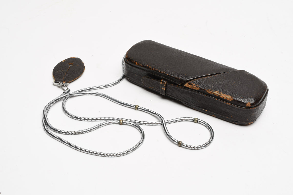Minox B Spy camera w/case, chain strap, tested, very nice, works great