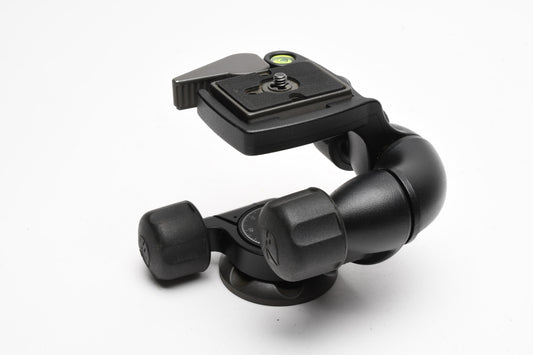 Manfrotto 460MG 3-Way Pan-and-Tilt Head with 1/4"-20 Mount, Clean