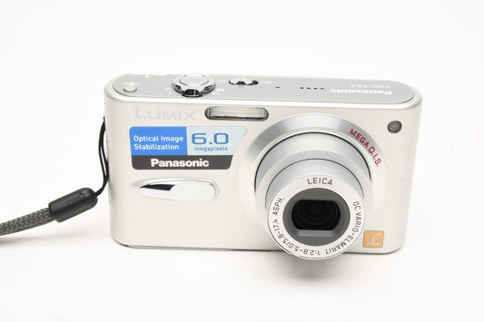Panasonic FX3 6MP Digital Point&Shoot camera (Silver), Boxed, Tested