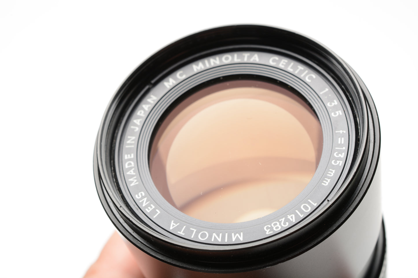 Minolta MC Celtic 135mm F3.5 Portrait Lens for Minolta MD Mount + Caps, Good!