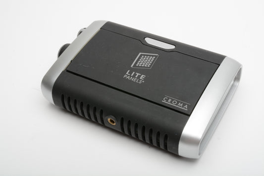 Croma Litepanel On-Camera LED Light w/adjustable color temperature, Clean