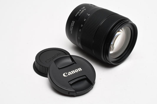 Canon EFS 18-135mm f3.5-5.6 IS Nano USM lens, caps, Great!