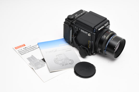 Mamiya RZ67 Professional IID w/90mm f3.5, WLF, 120 Back MINT