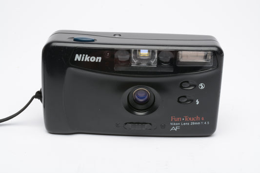 Nikon Fun Touch 4 35mm Point & Shoot w/case, manual, tested
