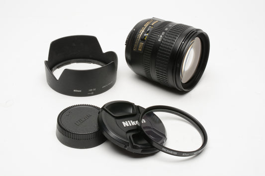 Nikon AF-S Nikkor 18-70mm f3.5-4.5G ED DX IF w/caps, hood, UV, Tested
