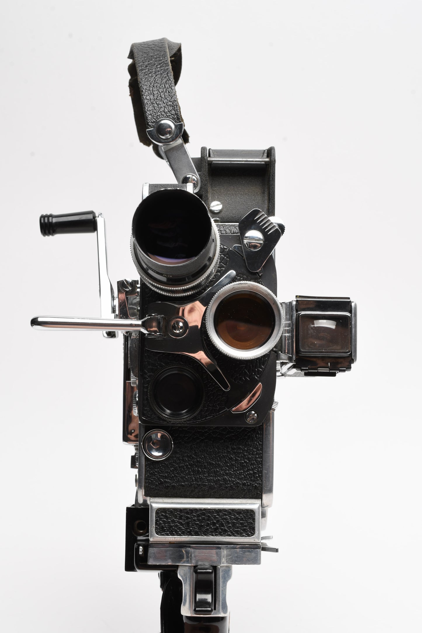 Bolex Reflex Rex 5 H16 16mm movie camera w/2X Yvar lenses, Grip, Tested