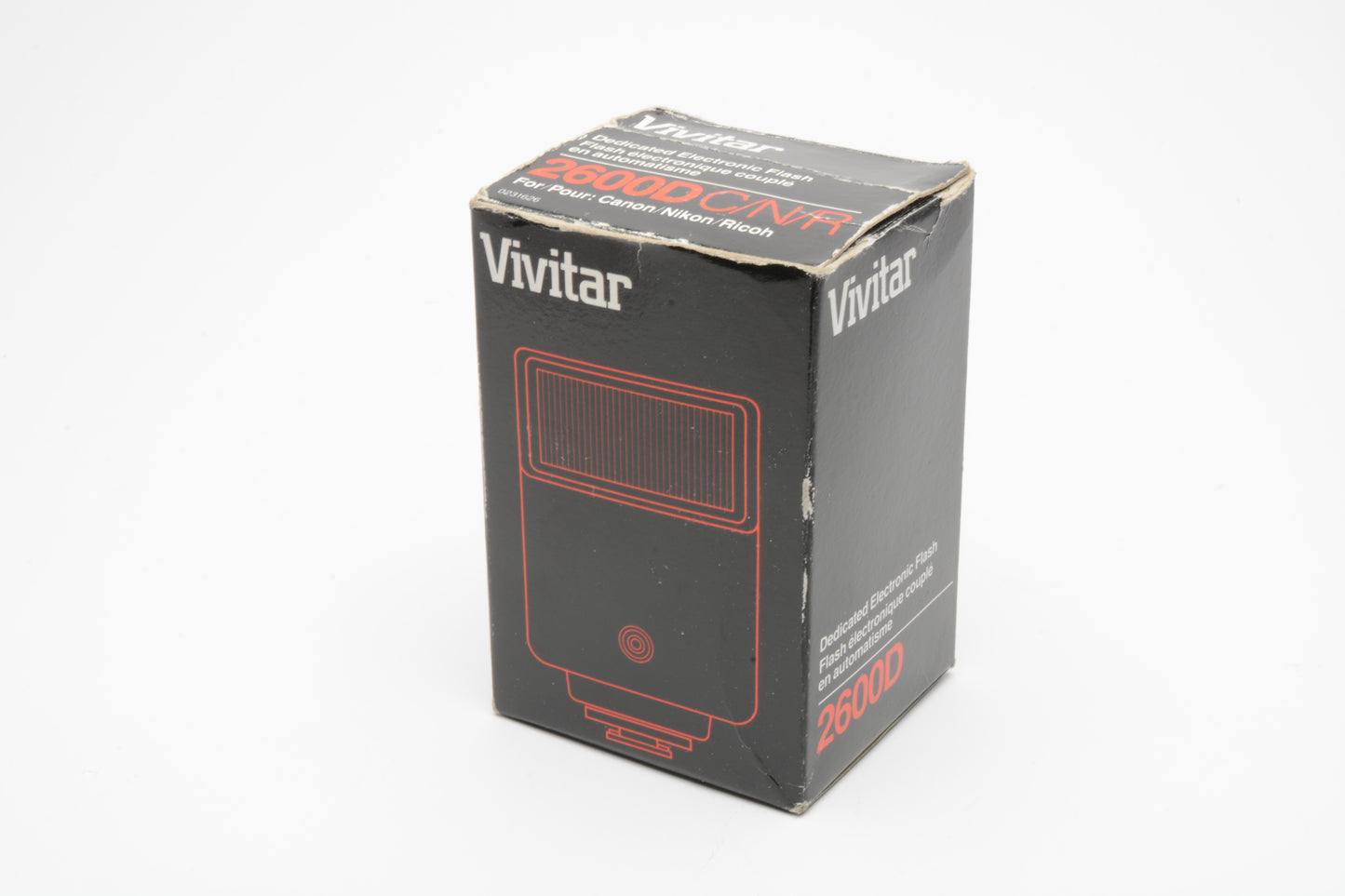 Vivitar 2600D Flash C/N/R (Dedicated for Canon, Nikon, Ricoh) in Box