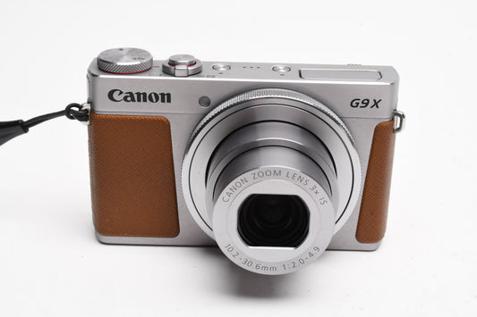 Canon PowerShot G9 X 20.2MP Digital Point&Shoot Camera, Case, Great!