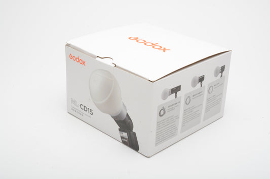 Godox ML-CD15 Diffuser Dome Kit w/3 Adapters For Camera Flash Speedlite NIB