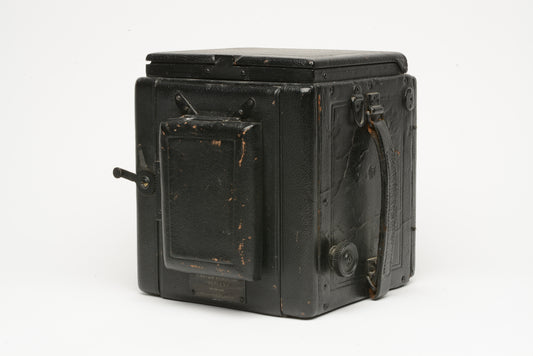 Houghton Ensign Popular Reflex 3¼x4¼'' plates, box-type Focal-plane shutter Vintage