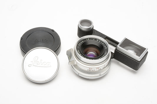Leica Summicron-M 35mm f2 V1 8 Element 11308 w/Goggles, Great!!