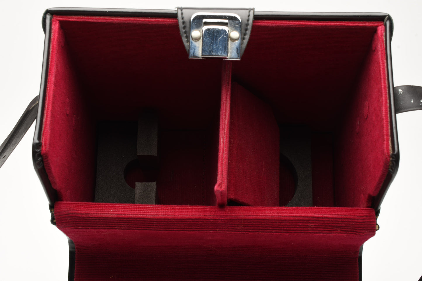 Minolta Black SRT Series Hard Leather Bag Carrying Case, Clean!