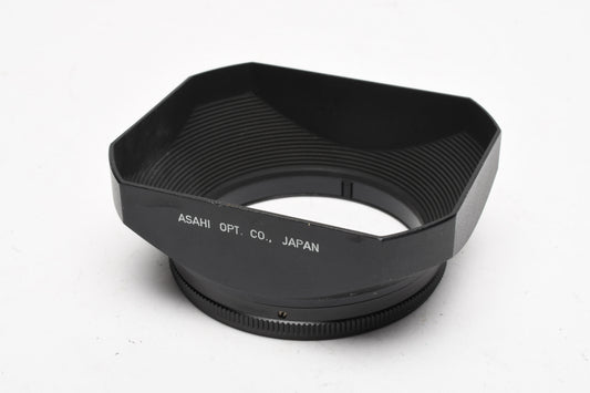 Takumar 28mm f3.5 metal lens hood, 49mm diameter, Clean