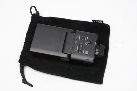 Sony HVL-F28RM Compact flash, pouch, very clean, tested