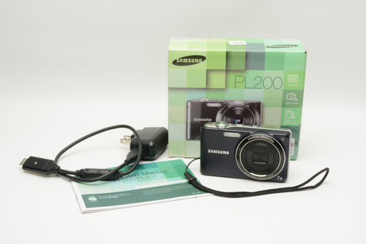 Samsung PL200 14.2MP Digital Point&Shoot camera, Boxed, Great!