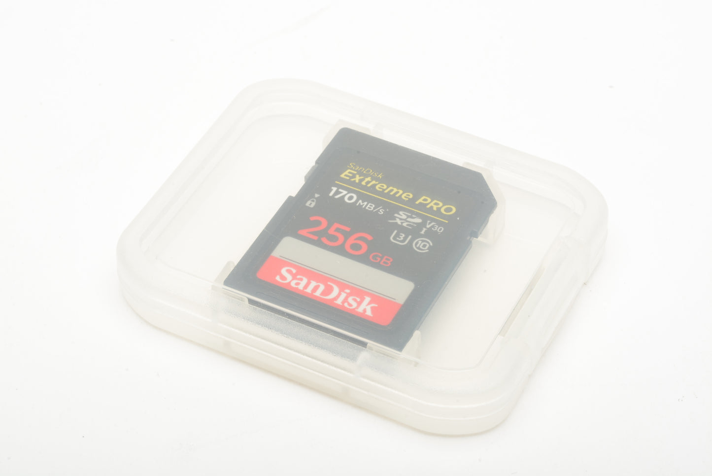 Sandisk Extreme Pro 256Mb 170MBS SD card,