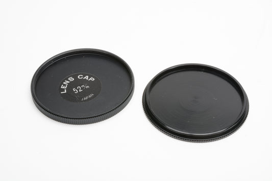 52mm metal filter stack stacker top and bottom pieces, clean