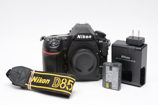 Nikon D850 DSLR Body w/Batt+charger ONLY 5977 Acts!! Clean, USA