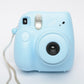 Fujifilm Instax Mini 7+ Instant Film Camera - Blue w/wrist strap, clean