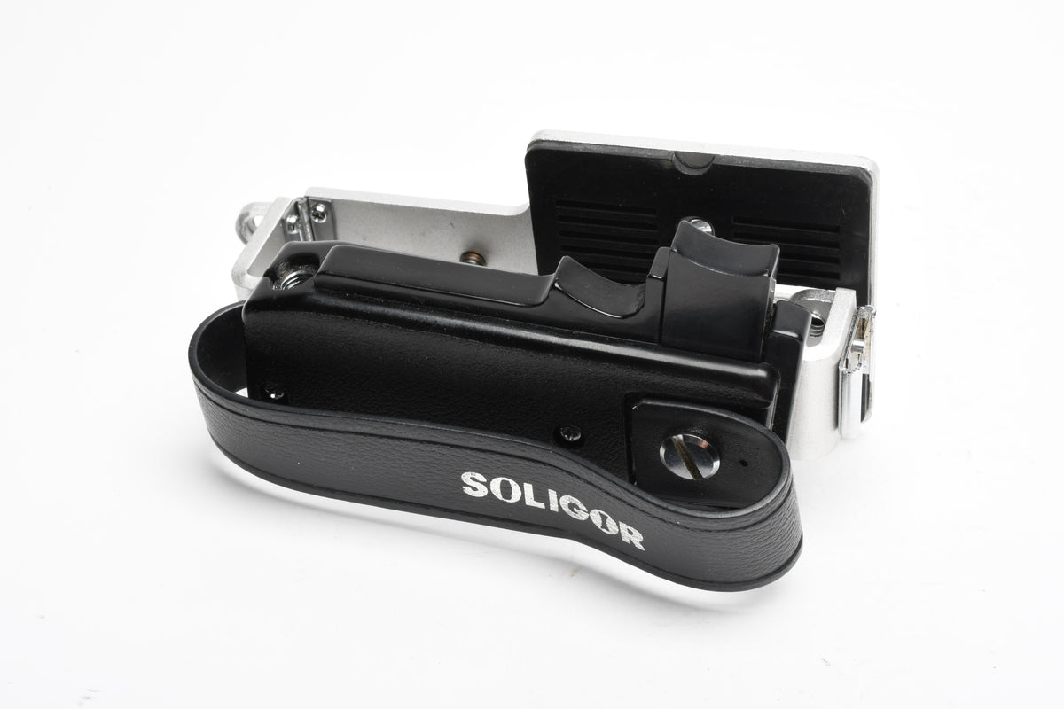 Soligor medium format camera folding flash bracket - Nice