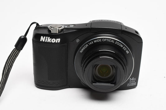 Nikon Coolpix L610 16MP Digital Point&Shoot Camera (Black) Tested, Good!