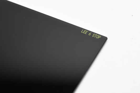 Set of 2: Lee 6X and 10X ND Filters ProGlass 100x100mm w/Foam seals, Clean
