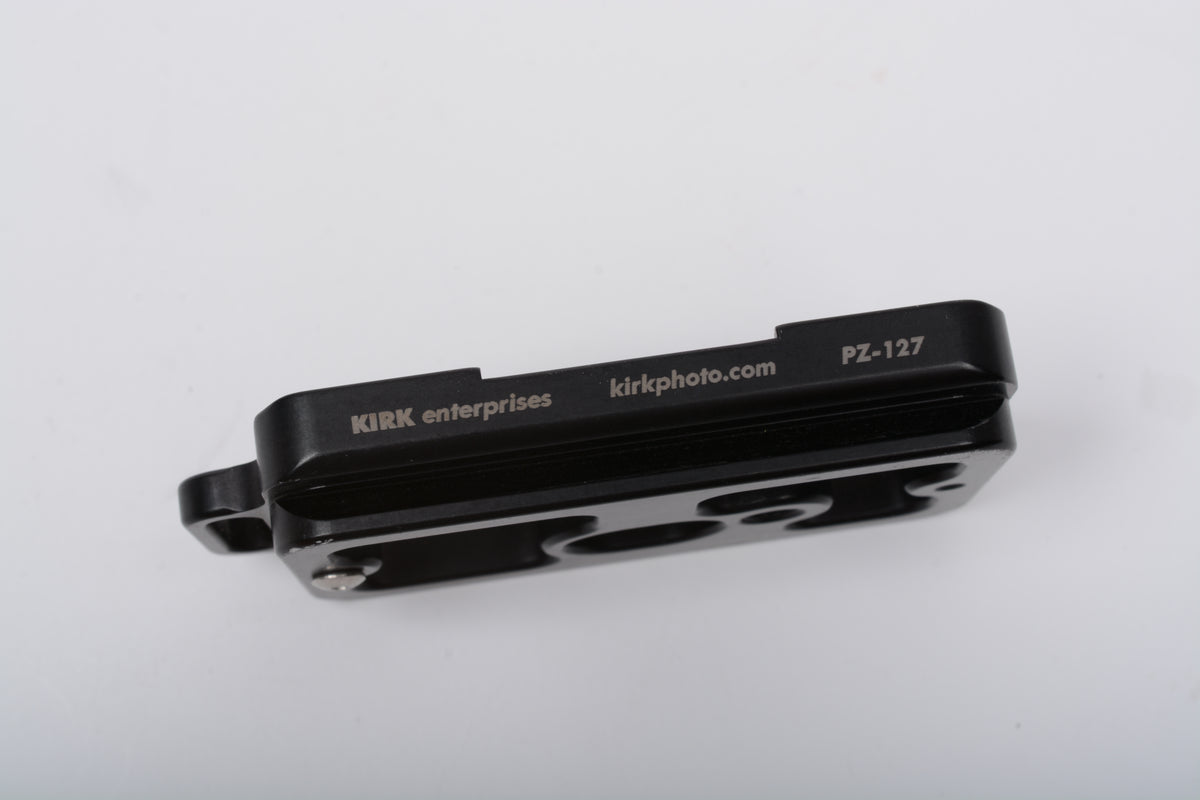 Kirk Enterprises PZ-127 Quick Release plate for Nikon D700, Clean