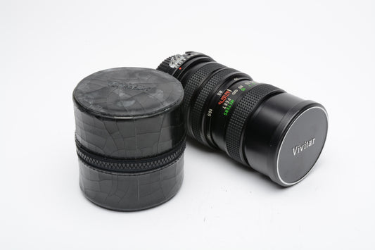 Vivitar 70-105mm f3.8 Close Focusing lens w/matched 2X multiplier for Nikon AI +UV