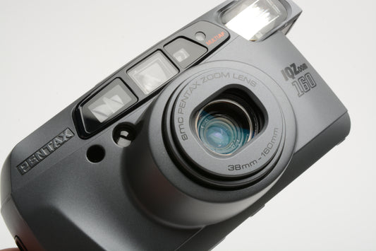 Pentax IQZoom 160 35mm Point&Shoot Camera w/38-160mm zoom, tested, very clean