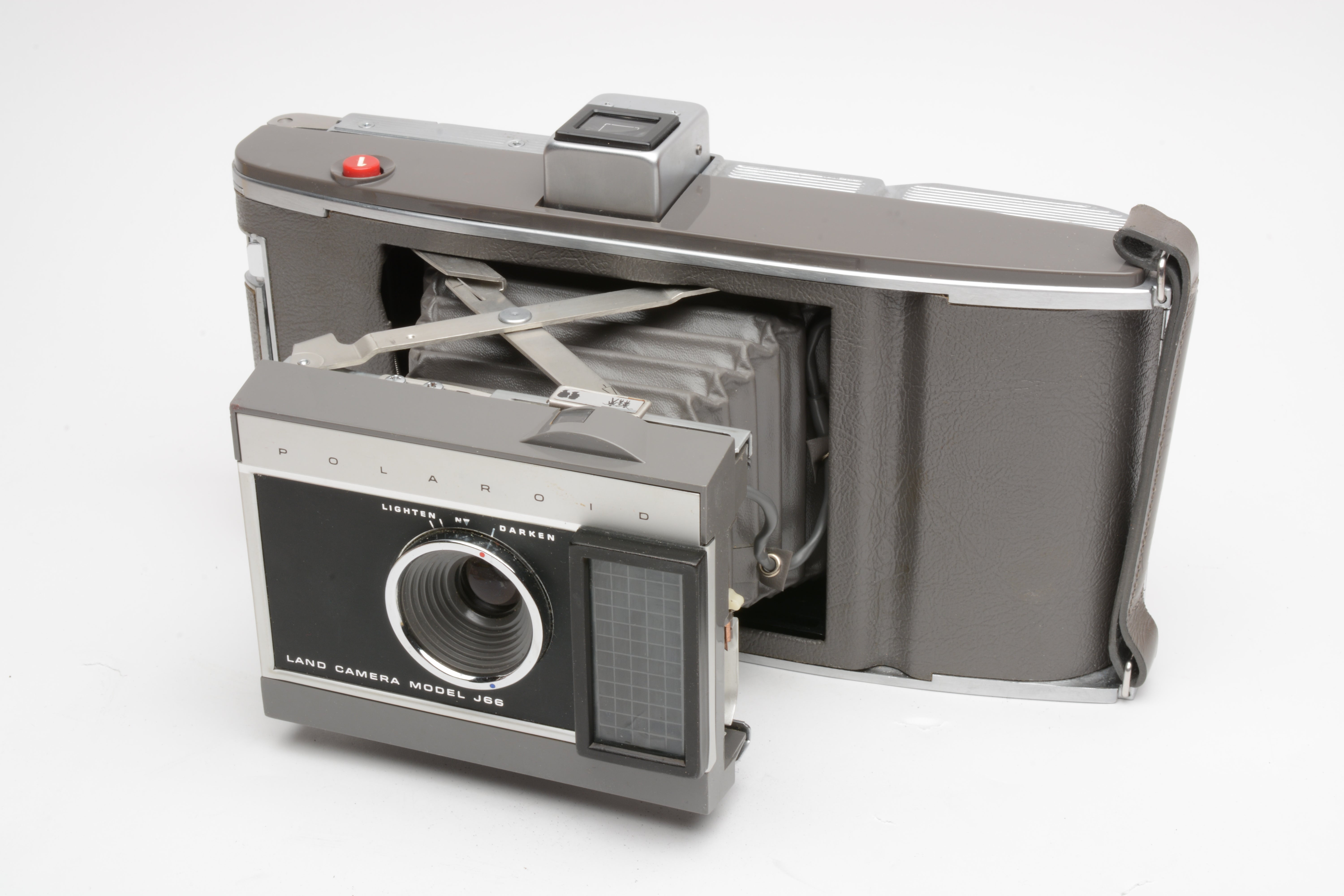 Polaroid Land camera Model J66, +bulbs, clean, Vintage – RecycledPhoto