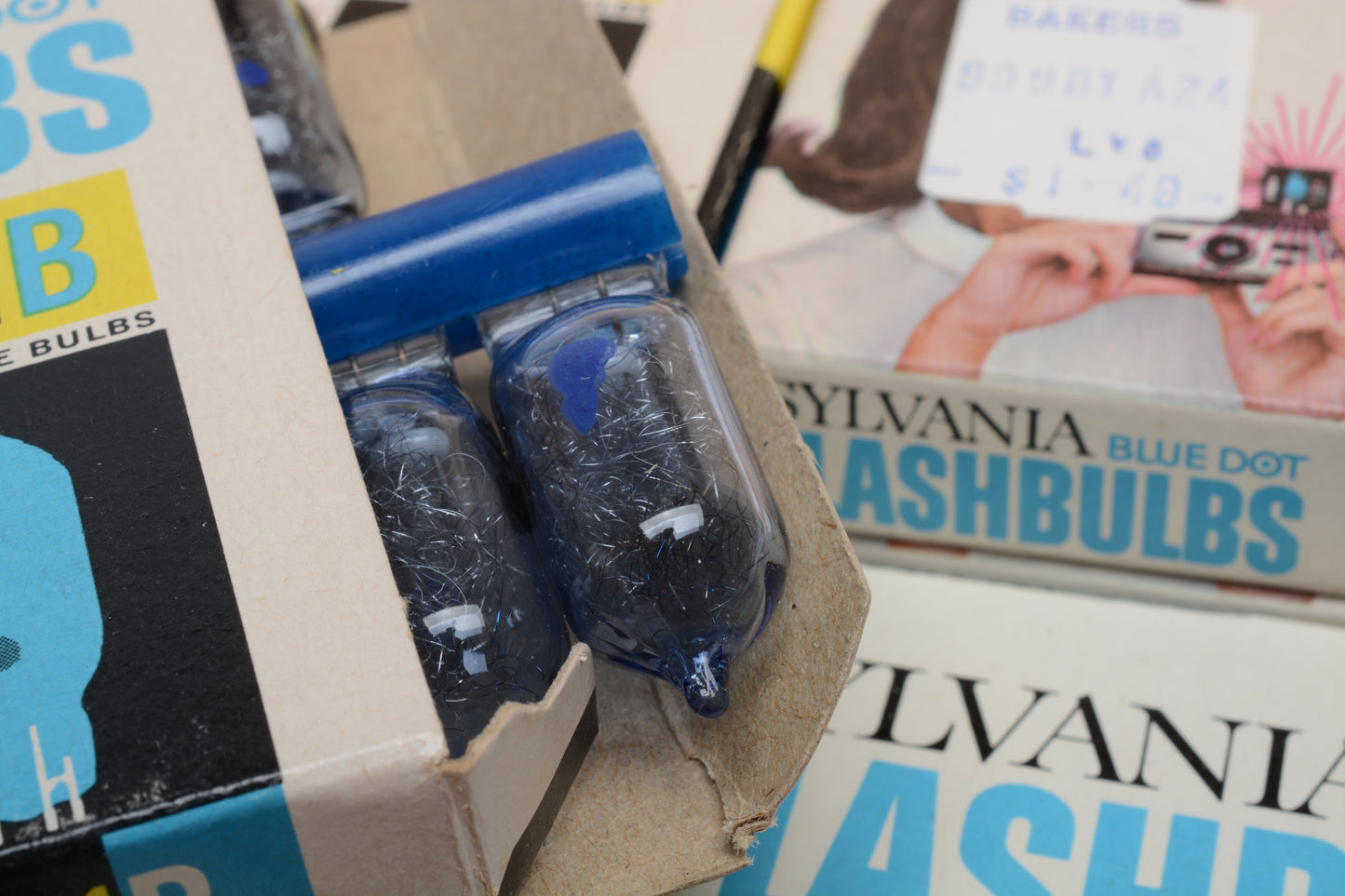 144X Sylvania AG1B Flashbulbs (Blue) New 12 packs of 12 bulbs