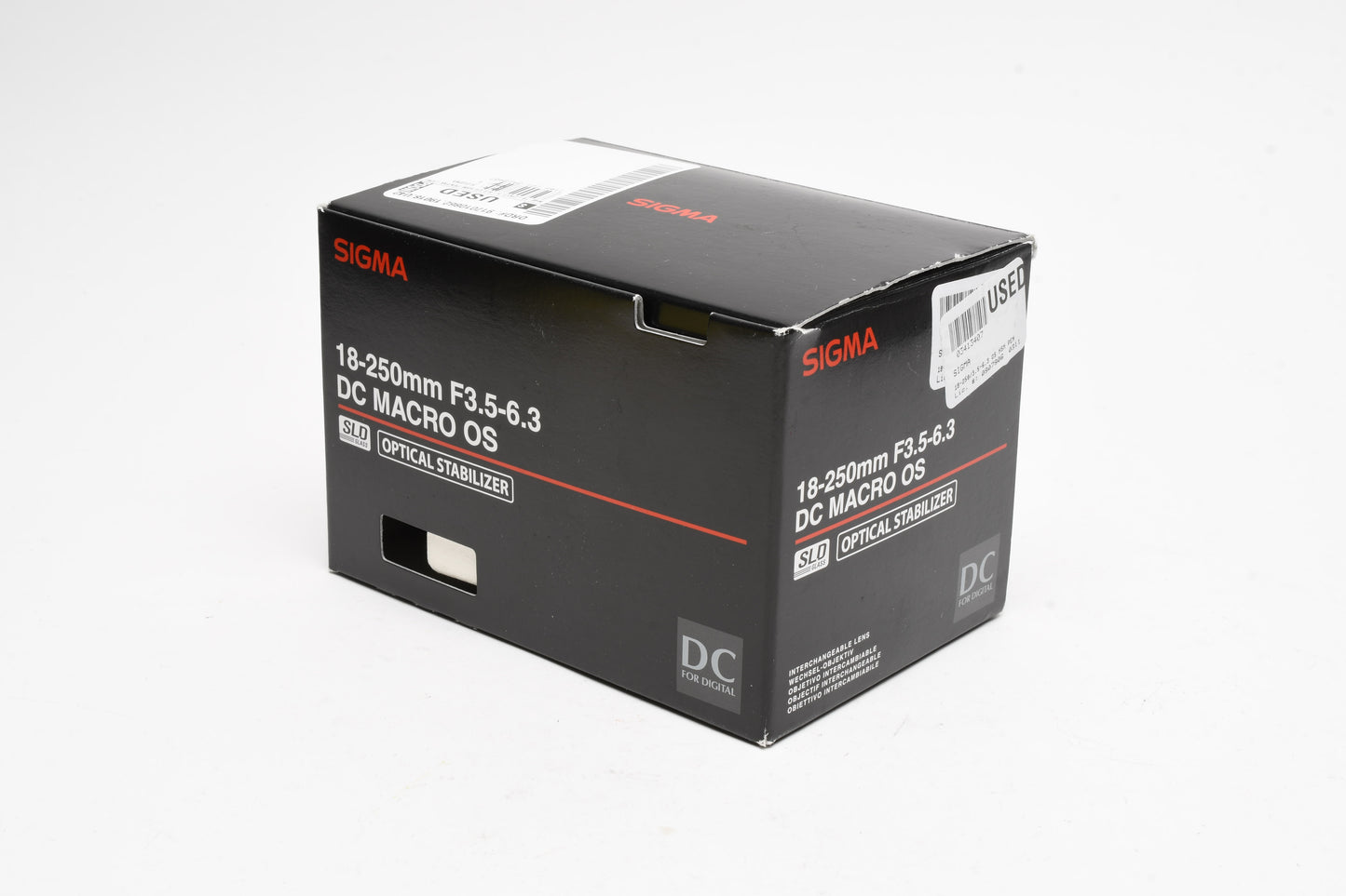 Sigma 18-250mm f3.5-6.3 DC OS HSM Lens for Pentax K Mount Mint Boxed