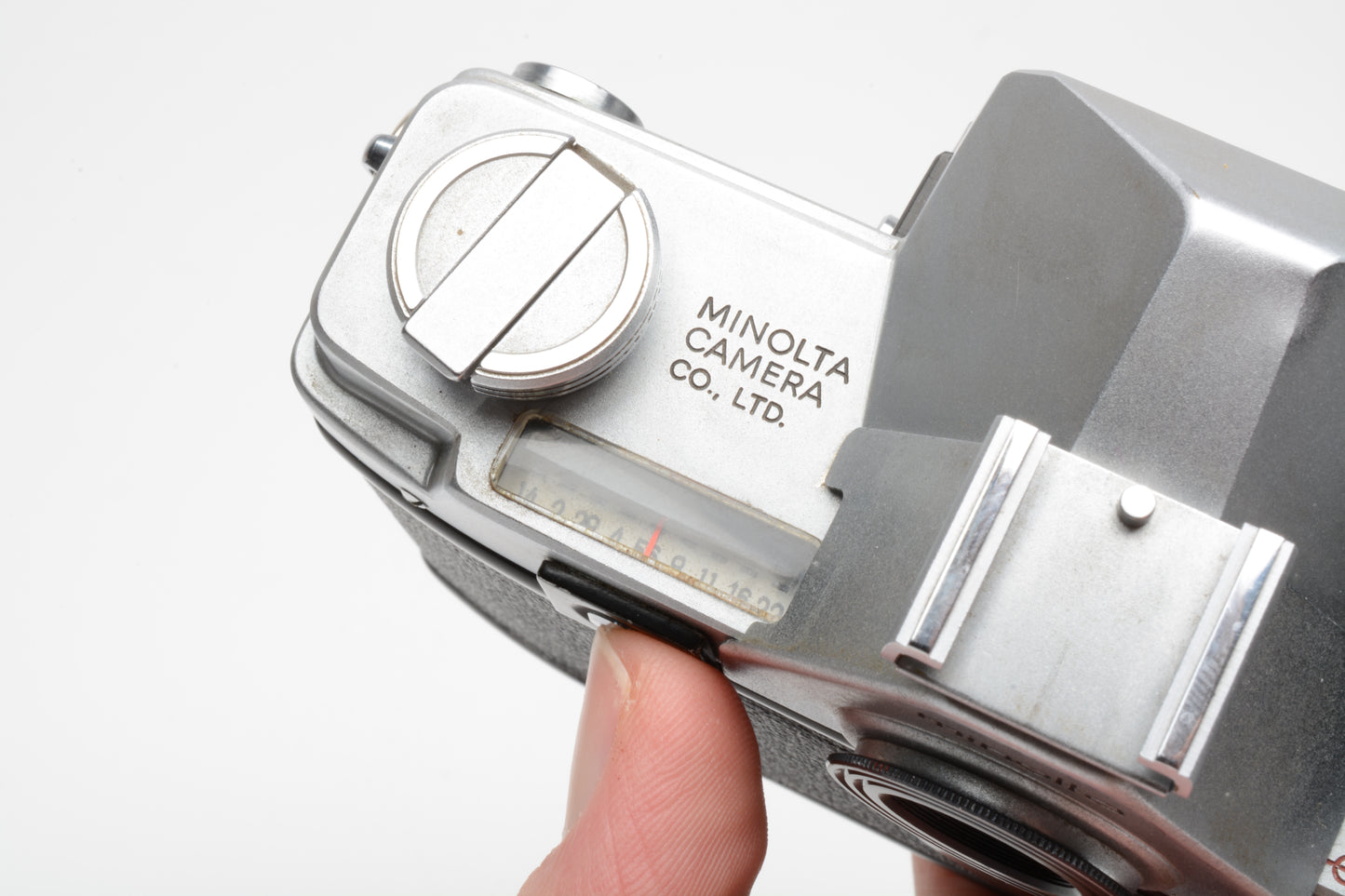 Minolta SR-7 35mm SLR Body, tested, working meter, clean, nice! New seals