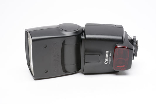 Canon 430EX Speedlite Flash, clean condition, tested w/Case+Stand+Manual