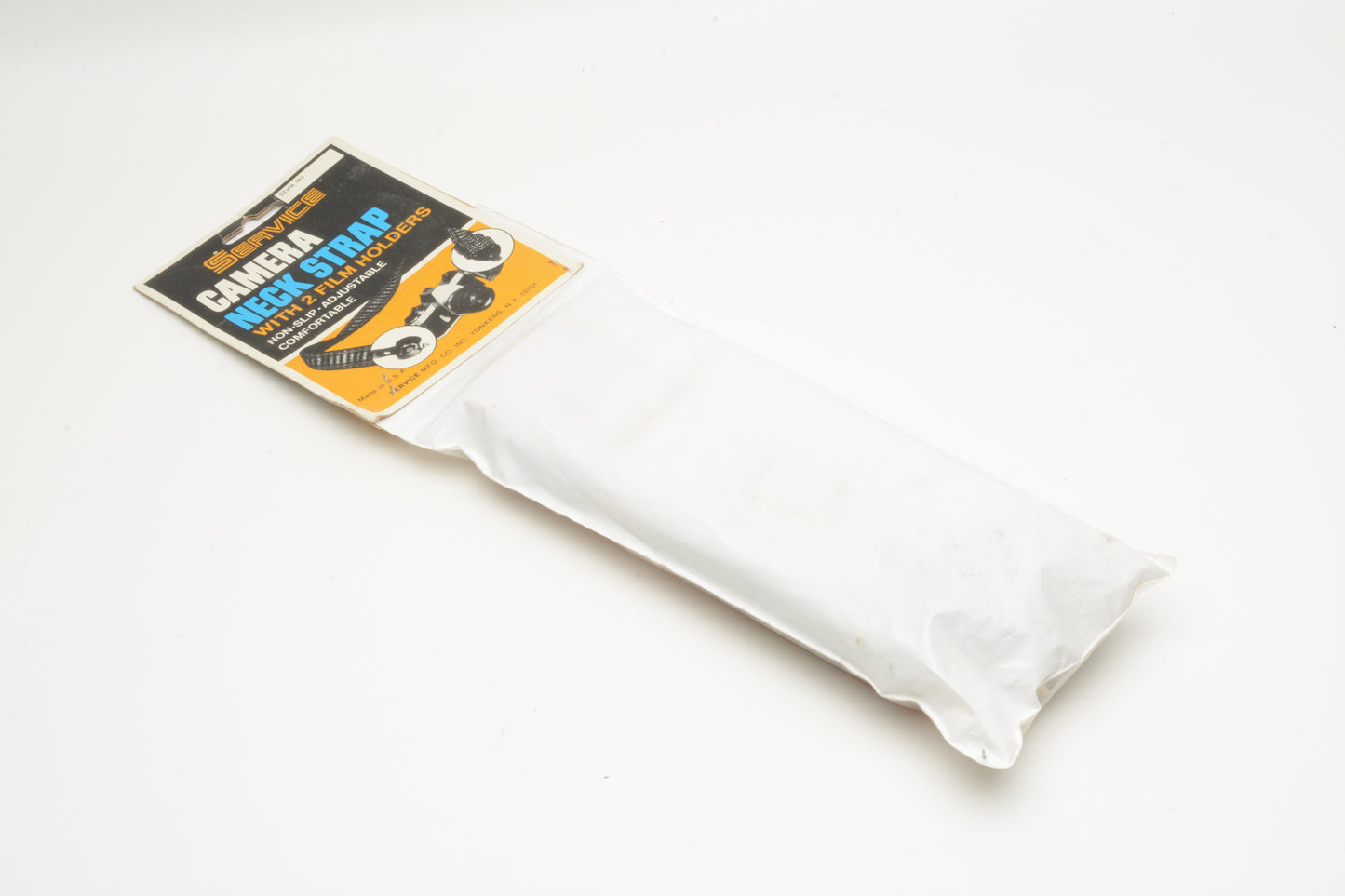 Vintage 2" canvas camera strap w/2X film holders, NEW