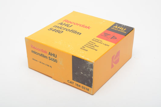 Kodak Recordak AHU Microfilm 5460 35mm 100ft. Sealed Expired 9/1976 #164-0218