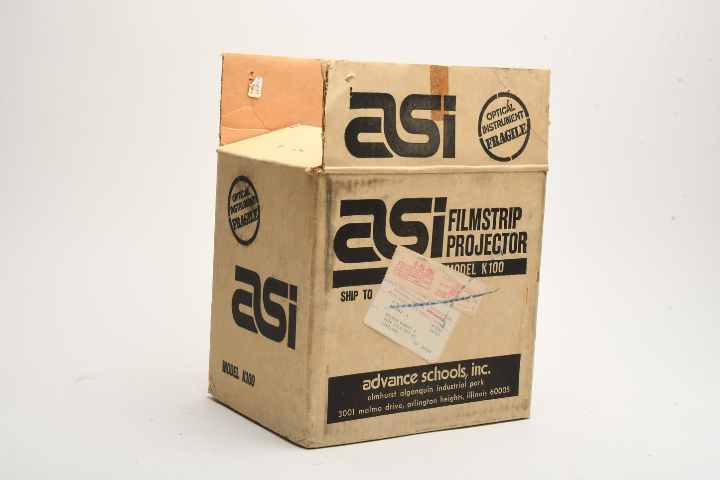 ASI Film Strip projector K100, Tested, great! Boxed