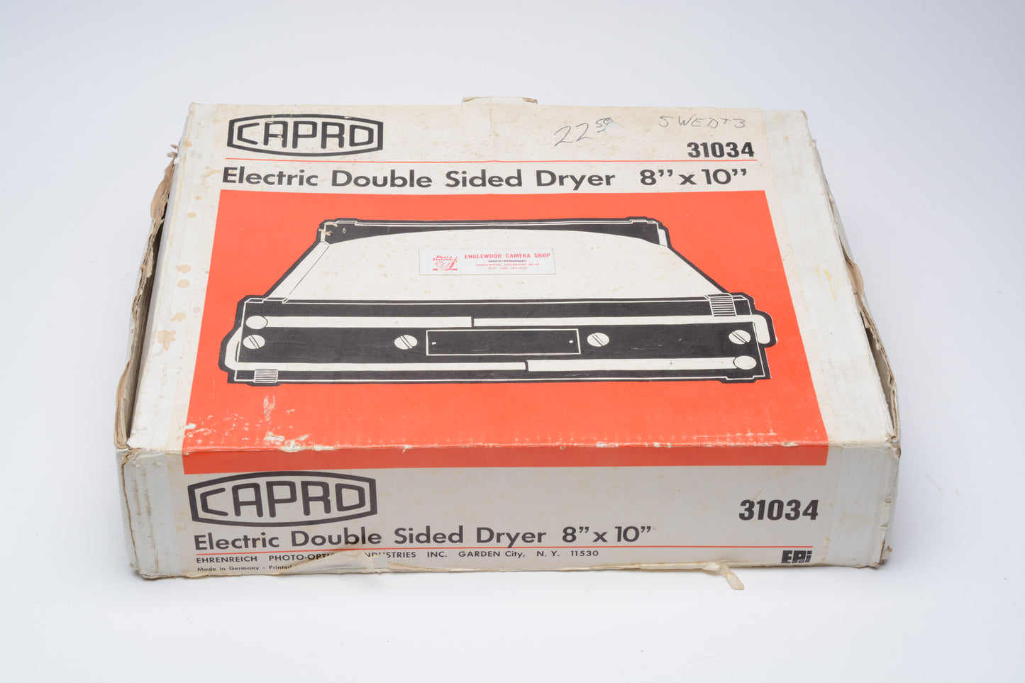 Capro Double sided 8x10 paper dryer, very clean, tested, boxed