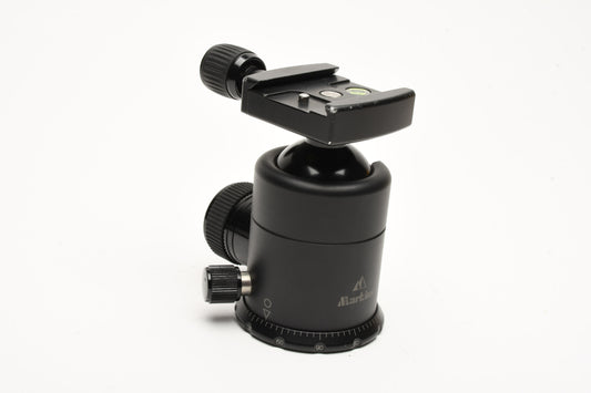 Markins Q-Ball M10-L Ball Head with Knob Release Quickshoe (No QR plate)