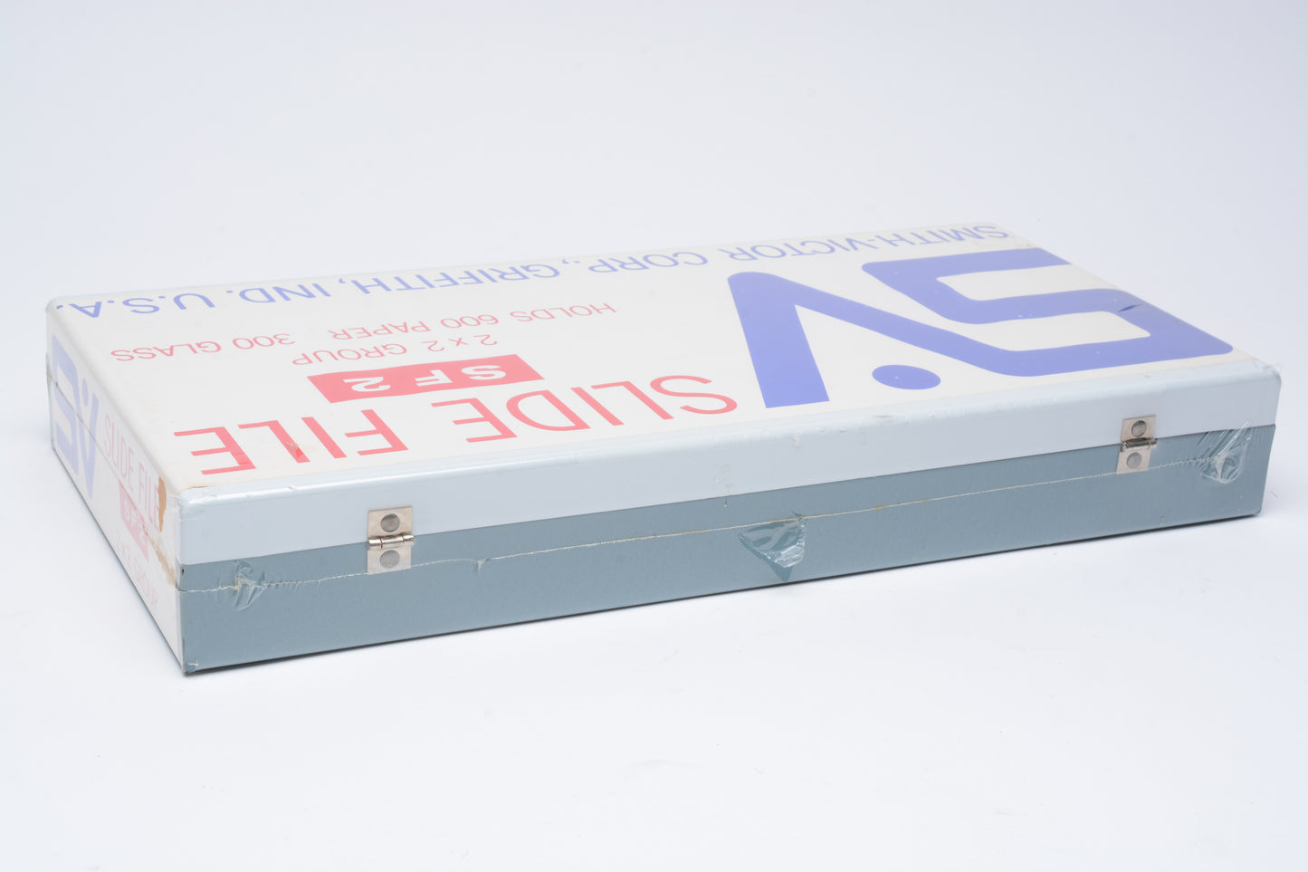Smith Victor Slide File (SF2) for 2”x2” 35mm Slides (Blue/White) - New/Sealed