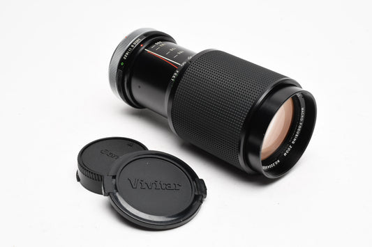Vivitar 75-205mm f3.8 Canon FD Mount Lens, Caps, Great!
